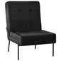 Silla de relajación de terciopelo crema blanca 65x79x87 cm