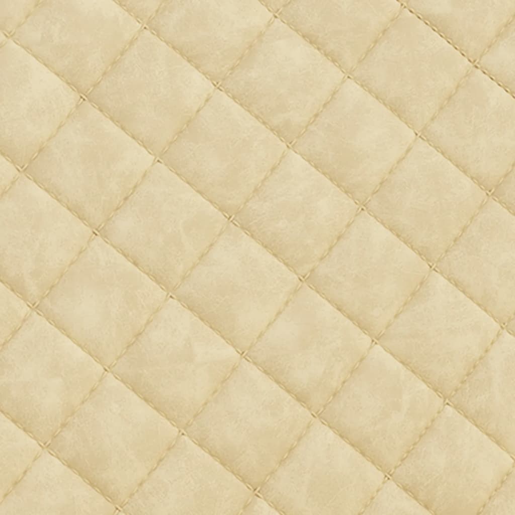 Silla voladiza cuero sintético crema