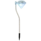 Lámparas LED solares para jardín 6 unidades 9x7,8x29,5 cm
