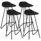 Taburetes de barra de cocina 2 uds cuero auténtico marrón