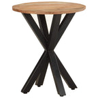 Mesa auxiliar de madera maciza de acacia 48x48x56 cm