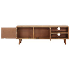 Mueble para TV madera maciza de acacia 115x30x39 cm