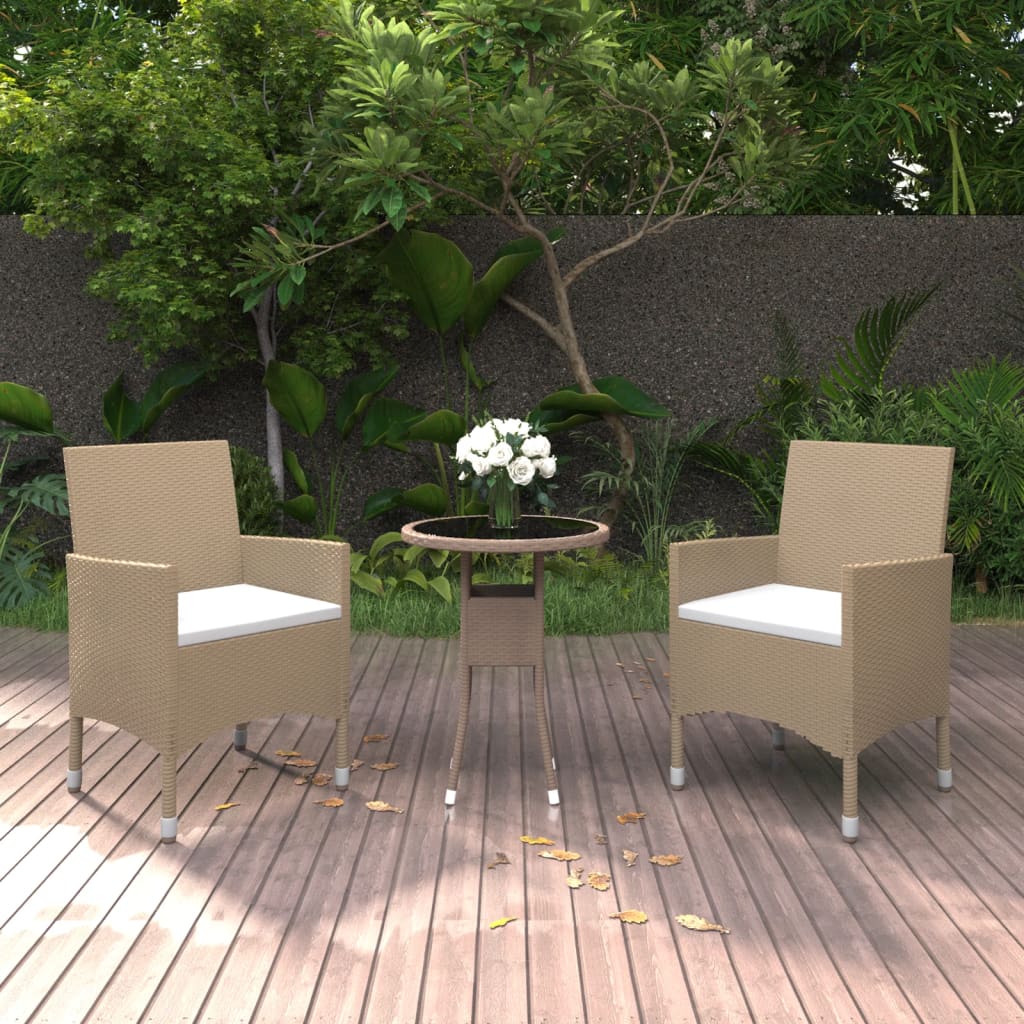 Juego de comedor para jardín 5 piezas negro
