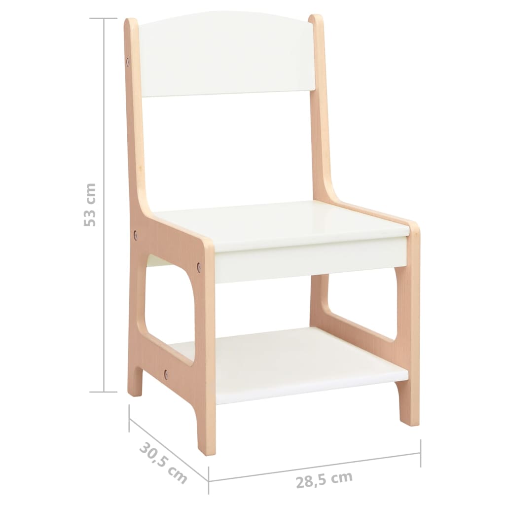 Mesa infantil con 2 sillas MDF