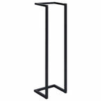 Toallero de hierro negro 25x20x95 cm