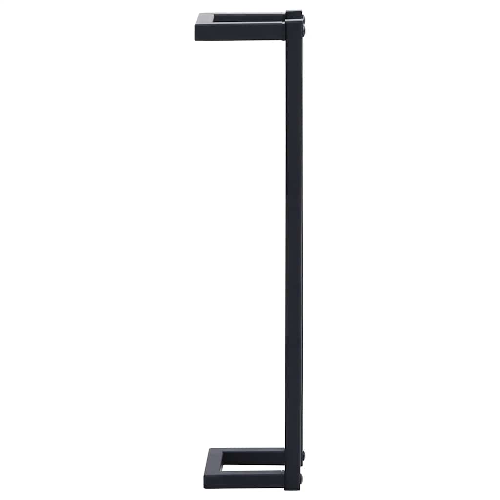 Toallero de hierro negro 12,5x12,5x60 cm