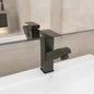 Torneira de lavatório de casa de banho com função extraível preta 157x172 mm