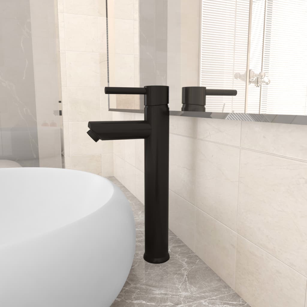 Bathroom mixer tap, gold, 12x30 cm