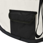 Parque de perros plegable bolsa de transporte negro 90x90x58 cm
