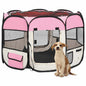 Parque de perros plegable bolsa de transporte negro 90x90x58 cm