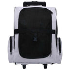 Carro plegable para mascotas multiusos gris