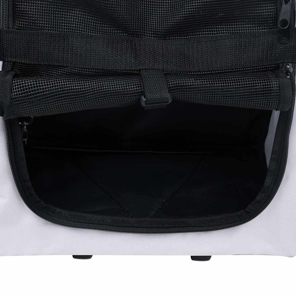 Carro plegable para mascotas multiusos gris