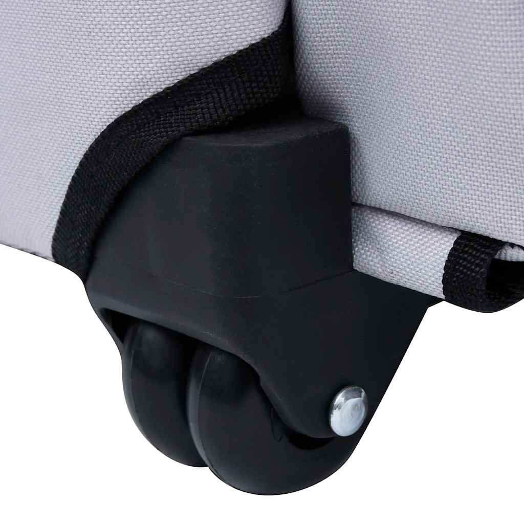 Carro plegable para mascotas multiusos gris