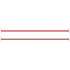 Barra horizontal de gimnasia de acero rojo 125 cm