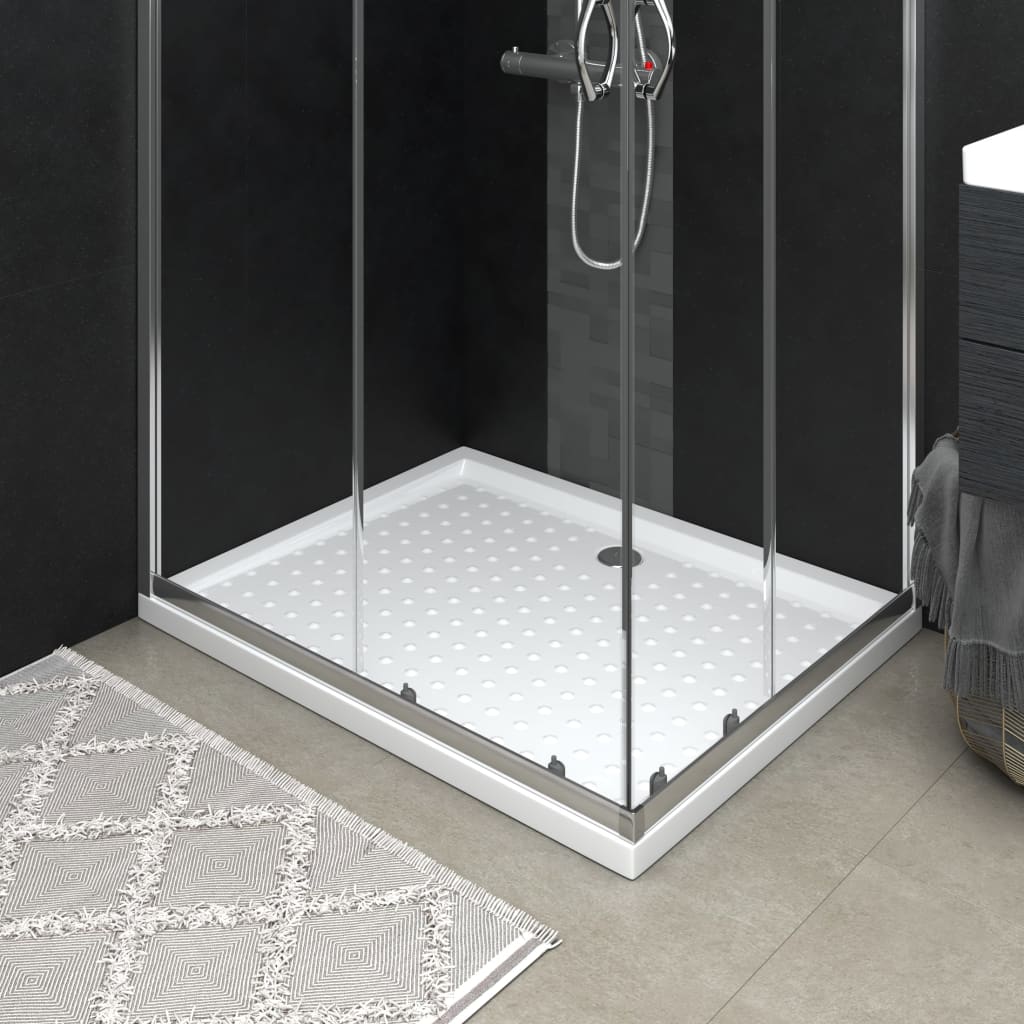 Shower tray with ABS white dots 70x100x4 cm