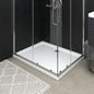 Base de duche com pontos ABS branco 70x100x4 cm