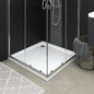 Base de duche com pontos ABS branco 70x100x4 cm