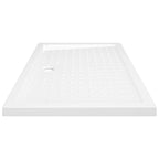 Plato de ducha con puntos ABS blanco 70x100x4 cm
