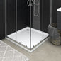Base de duche com pontos ABS branco 70x100x4 cm
