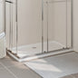 Base de duche quadrada em ABS branco 80x80 cm