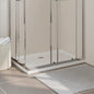 Base de duche quadrada em ABS branco 80x80 cm