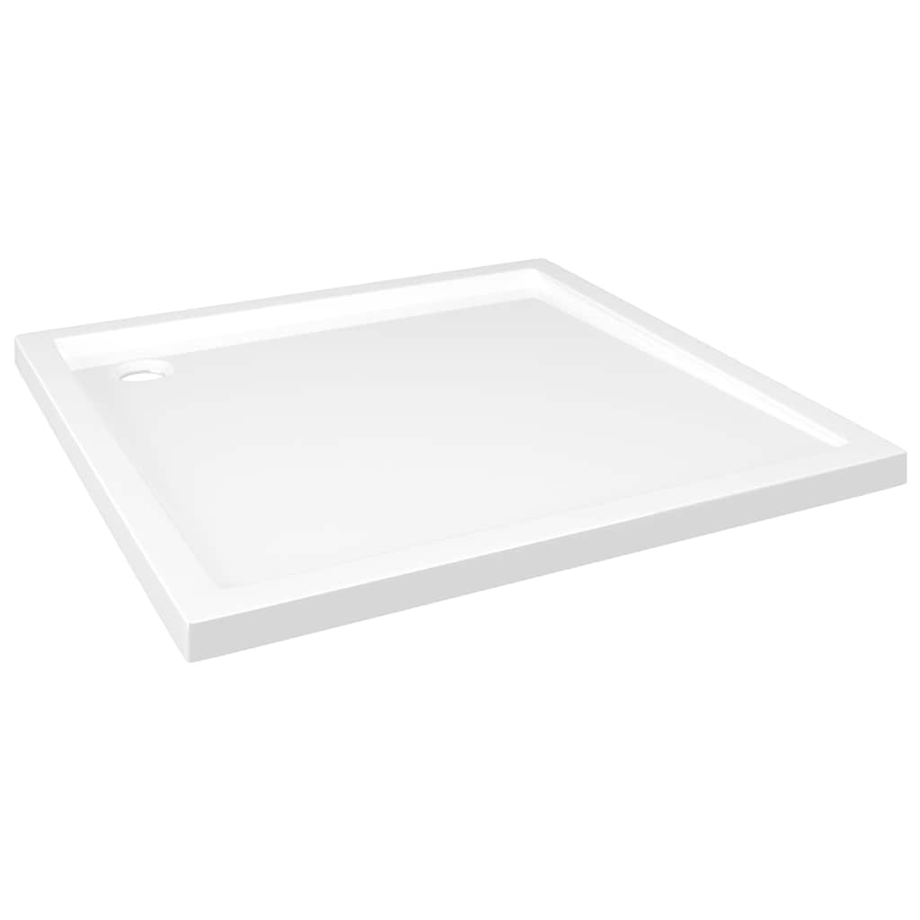 Plato de ducha cuadrado de ABS blanco 80x80 cm
