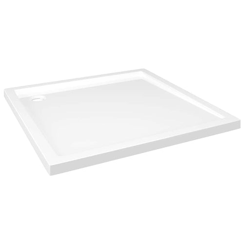 Base de duche quadrada em ABS branco 80x80 cm