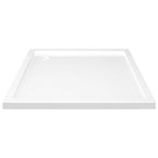 Plato de ducha cuadrado de ABS blanco 80x80 cm