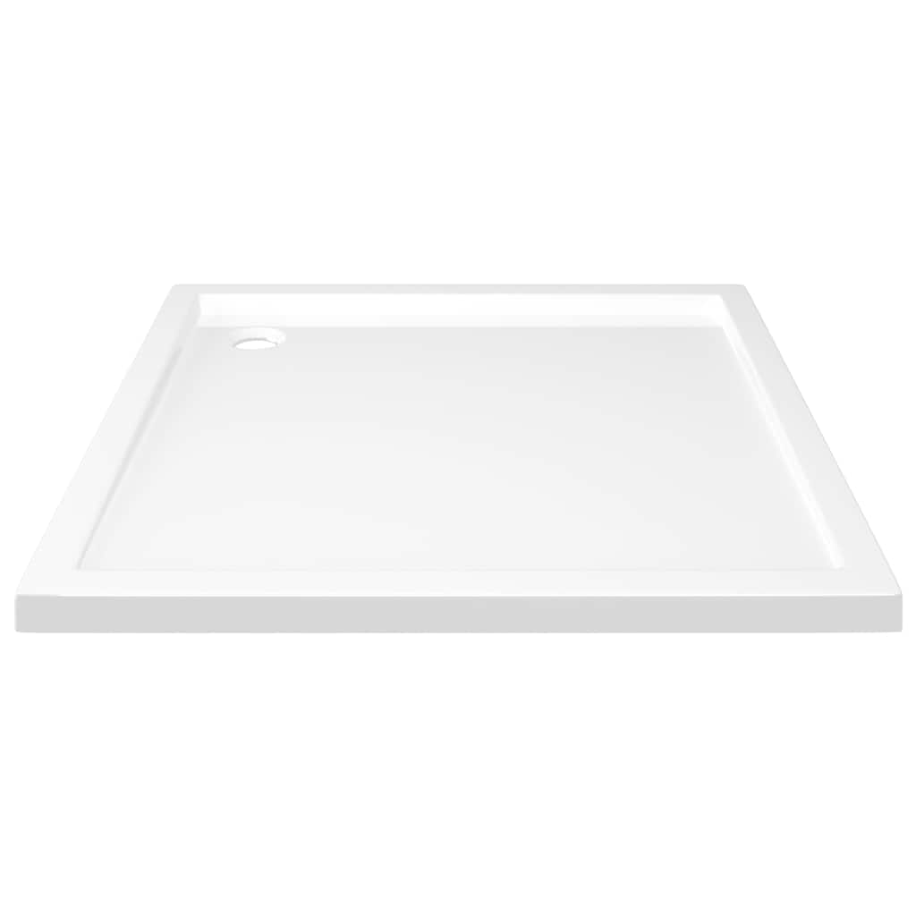 Plato de ducha cuadrado de ABS blanco 80x80 cm