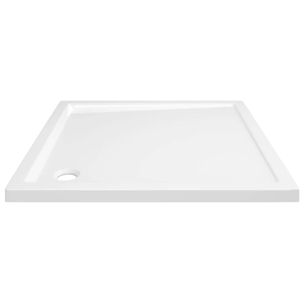 Plato de ducha cuadrado de ABS blanco 80x80 cm