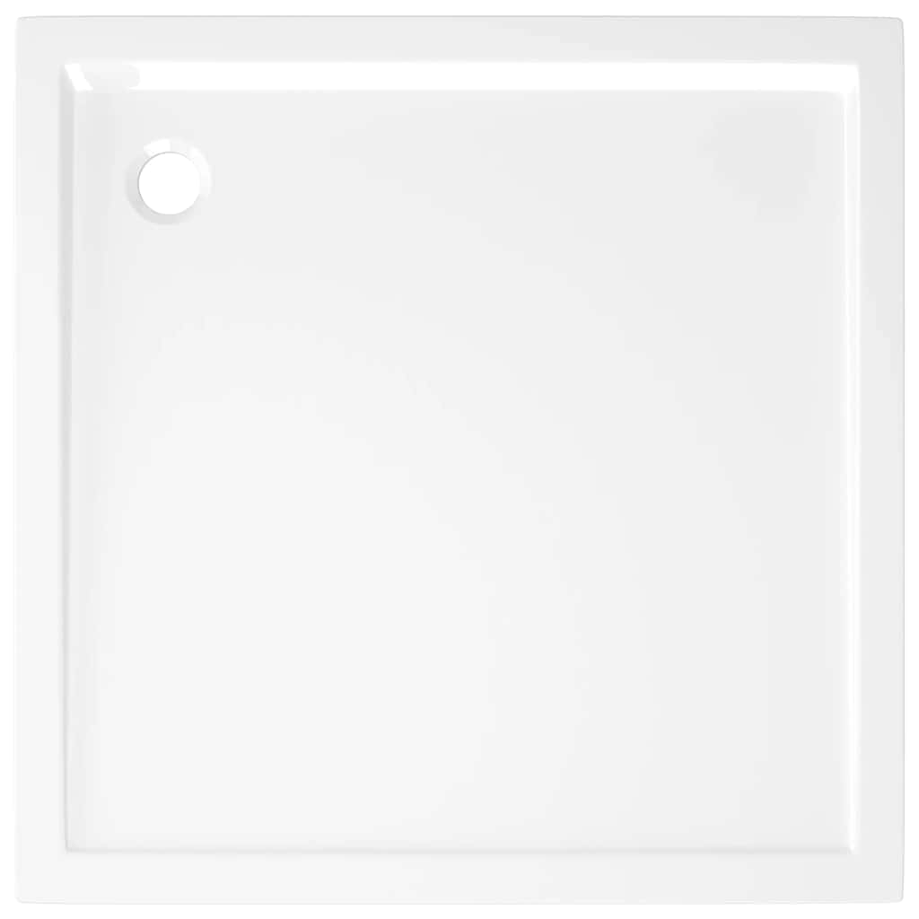 Plato de ducha cuadrado de ABS blanco 80x80 cm