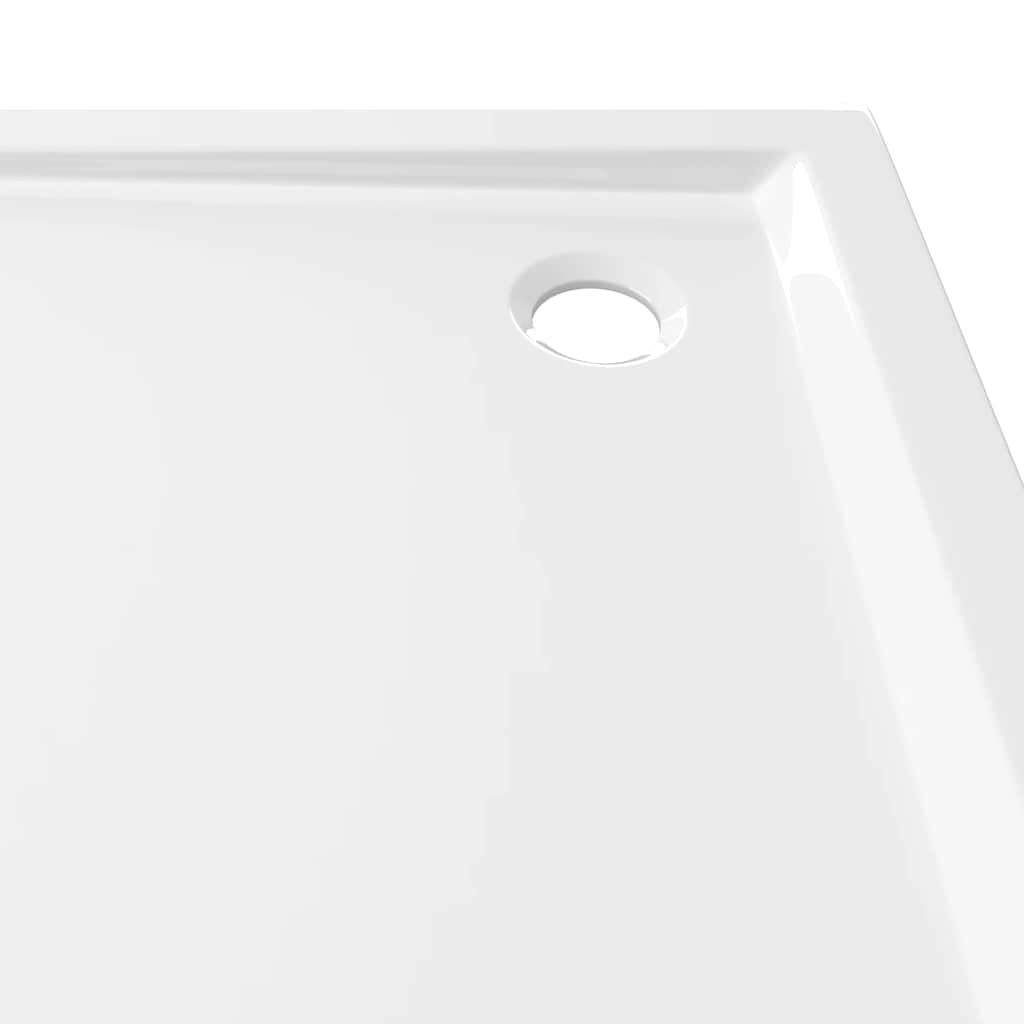Plato de ducha cuadrado de ABS blanco 80x80 cm