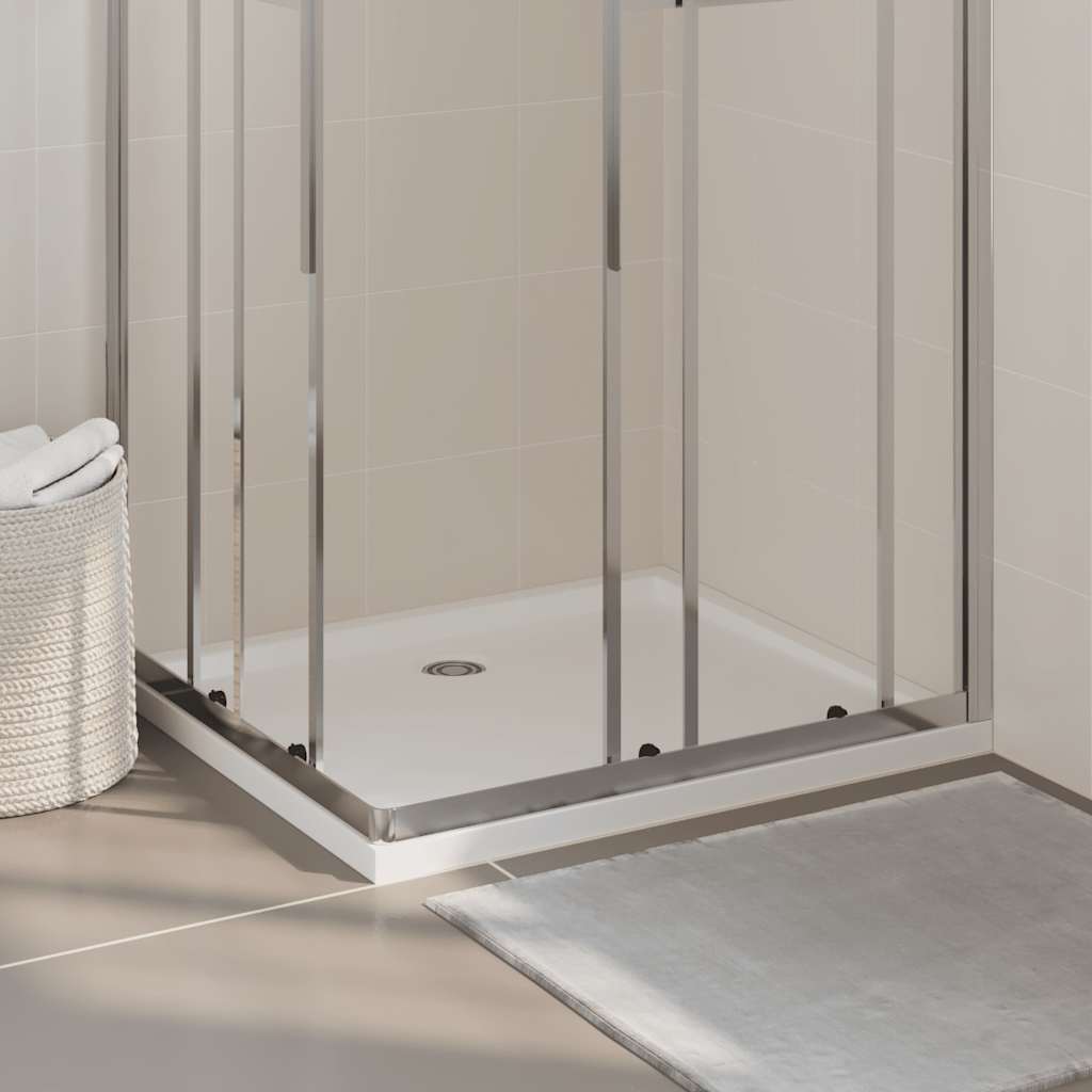 White ABS Square Shower Tray 80x80 cm