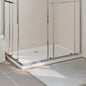 Base de duche quadrada em ABS branco 80x80 cm