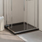 Base de duche quadrada em ABS branco 80x80 cm