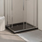 Base de duche quadrada em ABS branco 80x80 cm