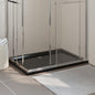 Base de duche quadrada em ABS branco 80x80 cm