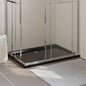 Base de duche quadrada em ABS branco 80x80 cm