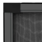 Mosquitera extensible de ventanas gris antracita (100-193)x75cm