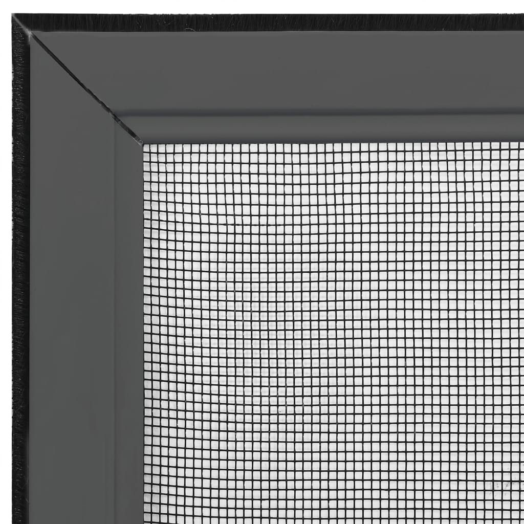 Mosquitera extensible de ventanas gris antracita (100-193)x75cm