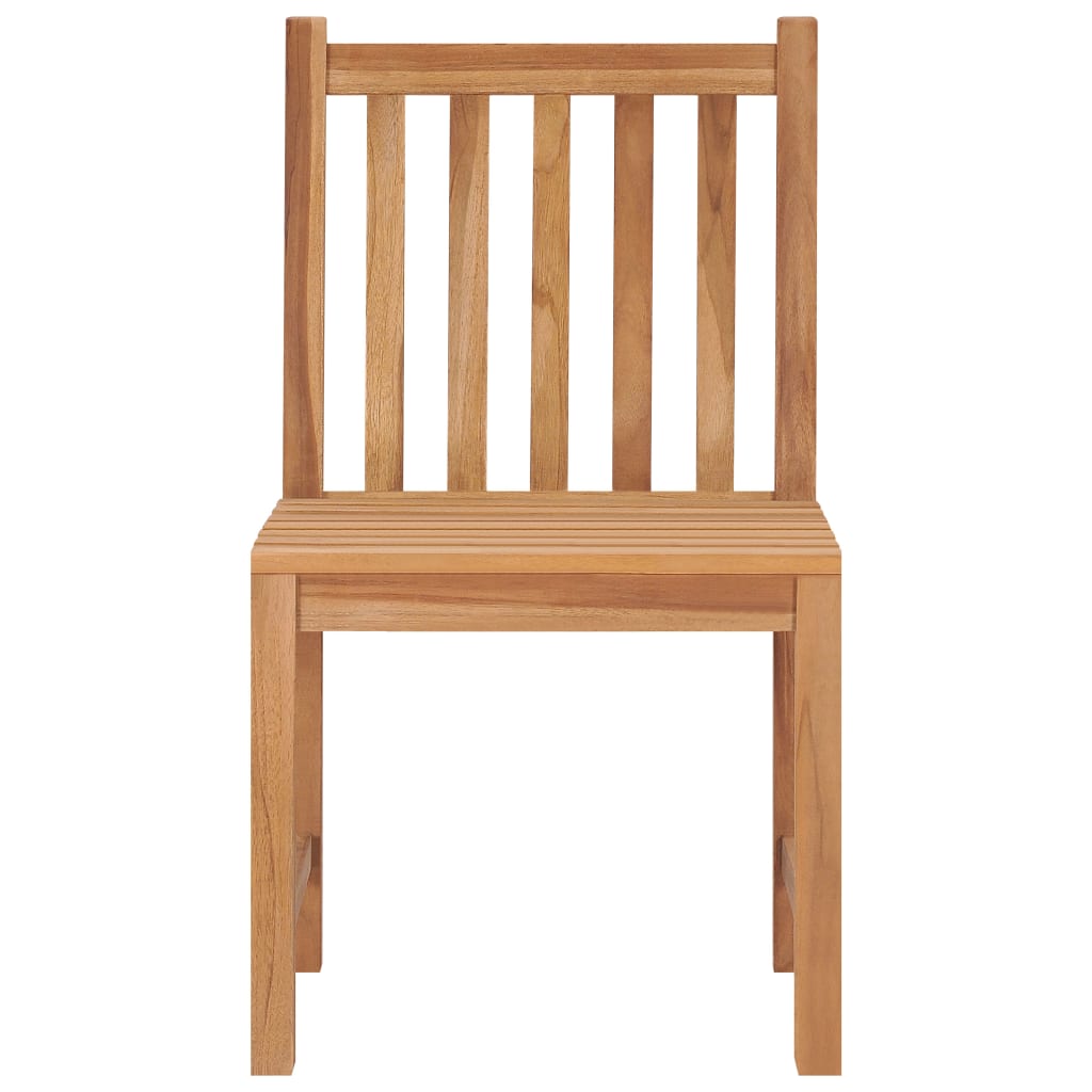 Silla de jardín 2 unidades madera maciza de teca