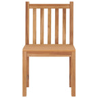 Silla de jardín 2 unidades madera maciza de teca