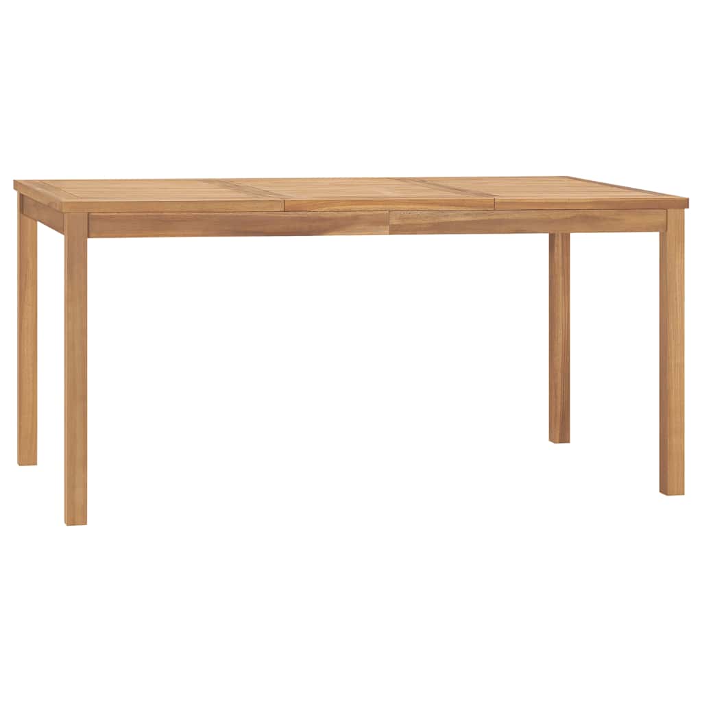 Solid Teak Garden Dining Table 140x80x77 cm