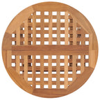 Set comedor de jardín plegable 3 piezas madera maciza de teca