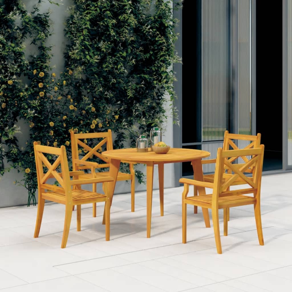 Juego de comedor de jardín 3 piezas con cojines negro