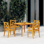 Juego de comedor de jardín 3 piezas con cojines negro
