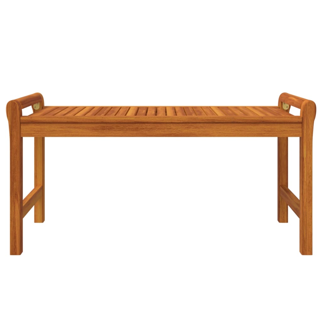 Set de muebles de jardín 4 pzs y cojines madera maciza acacia