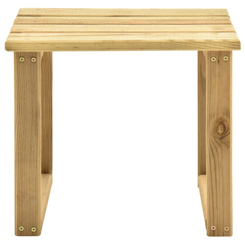 Impregnated pine wood sun lounger table 30x30x26 cm
