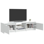 Mueble para TV con luces LED blanco 140x40x36 cm