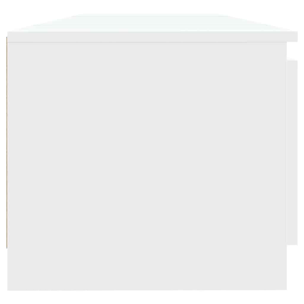 Mueble para TV con luces LED blanco 140x40x36 cm